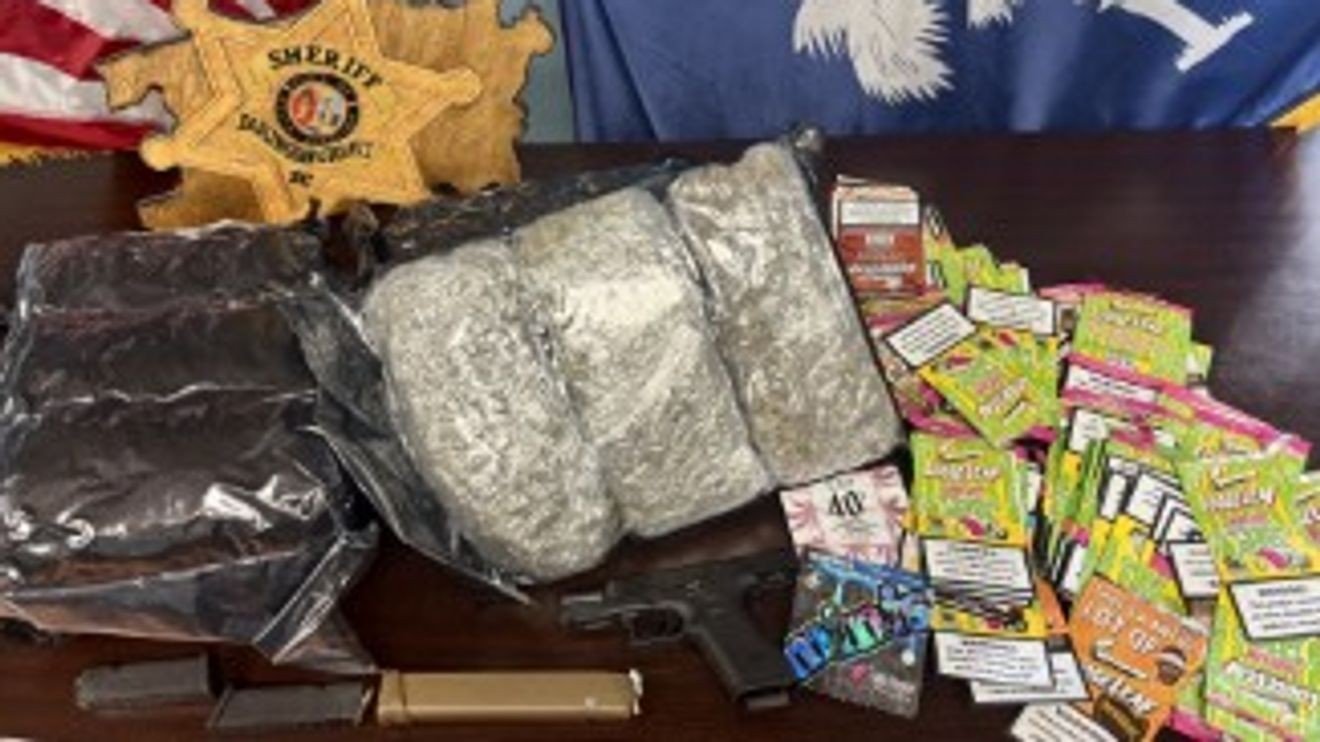 13 lbs of marijuana, gun found in Darlington Co. SLED search – WPDE