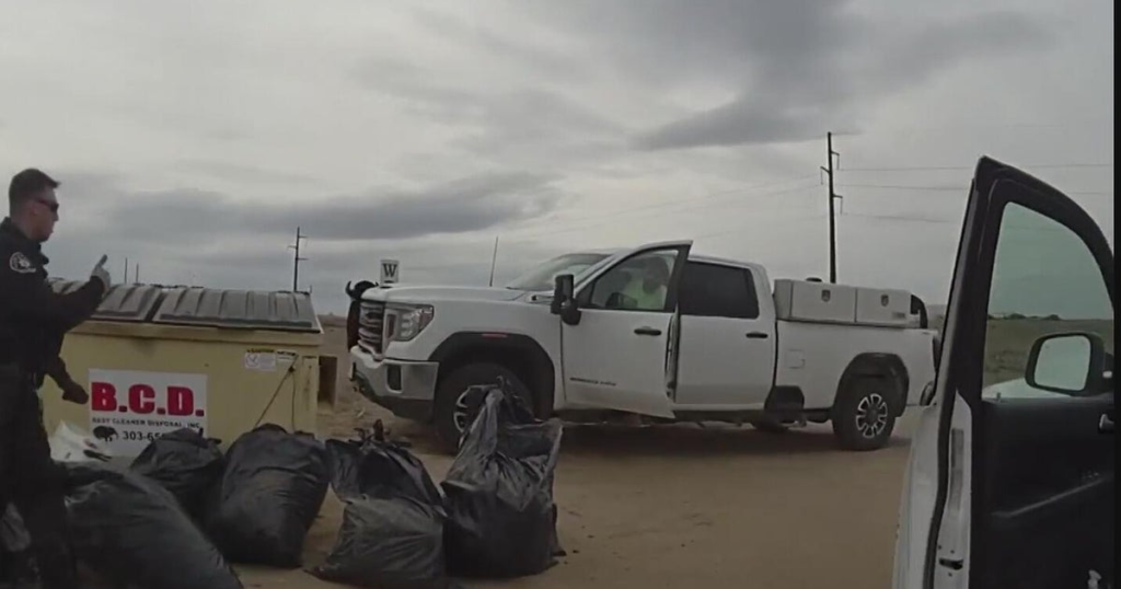 Weld County deputies discover 427 pounds of marijuana in trash bags dumped along WCR6 – CBS News