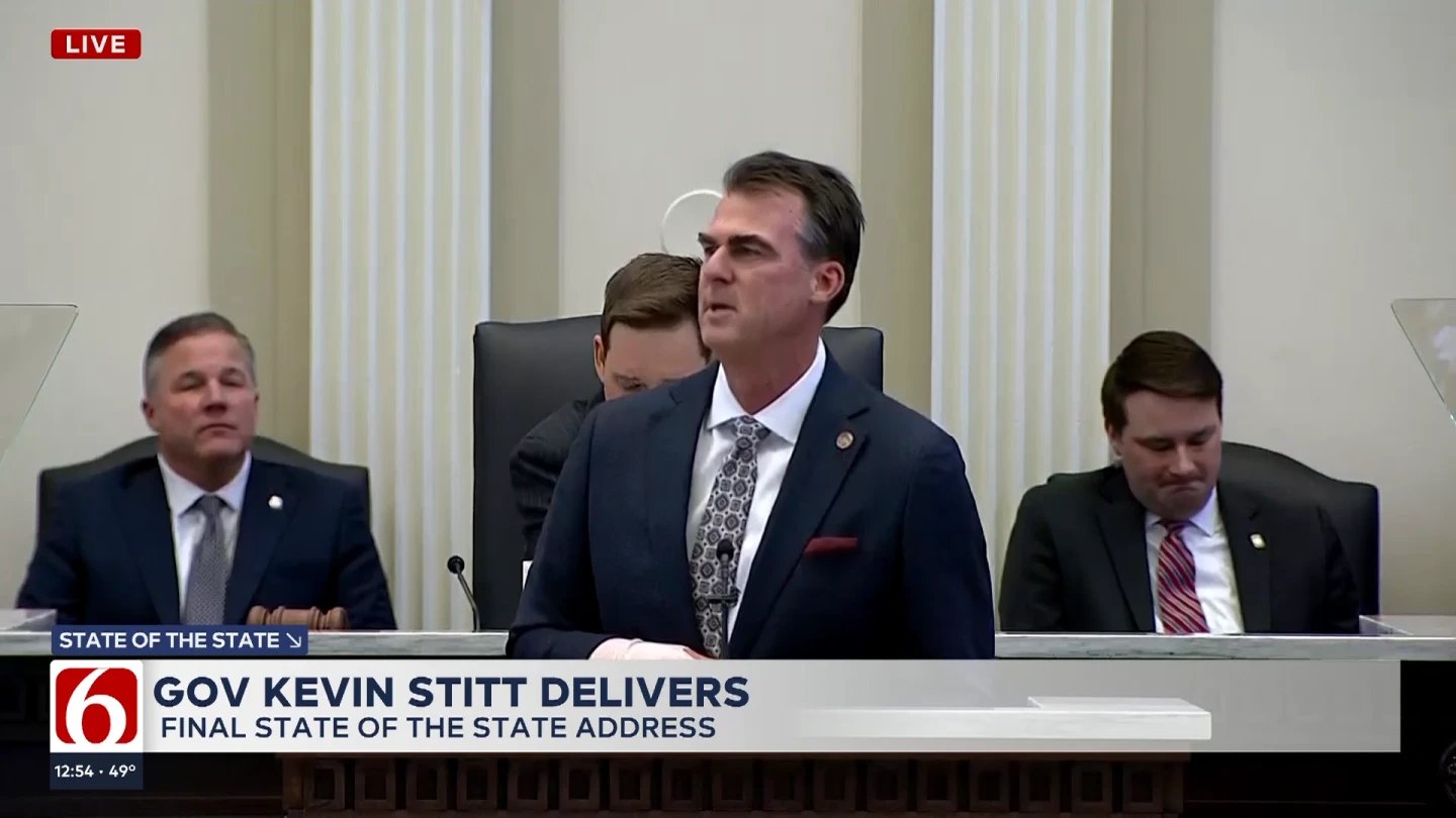 Gov. Stitt addresses education, Medicaid, medical marijuana, McGirt and more in final State of the State – News On 6